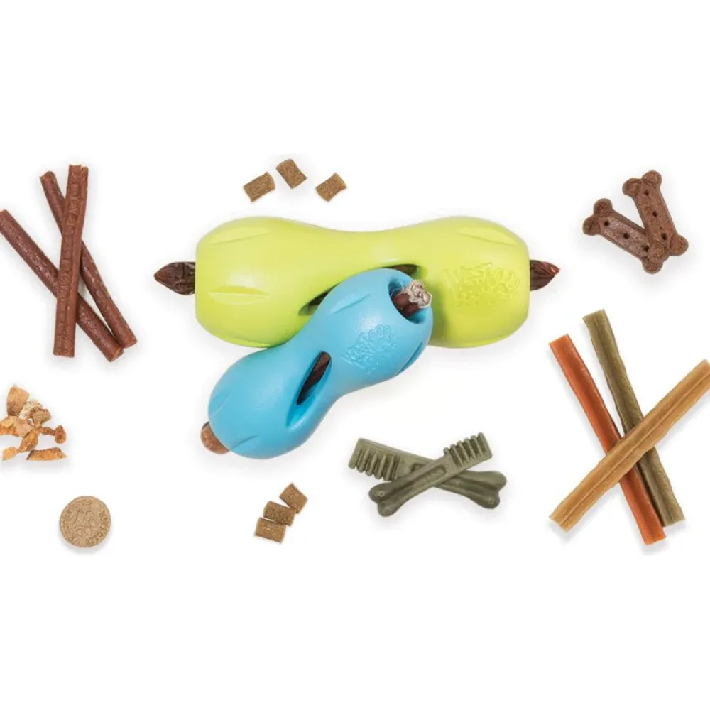 Online West Paw Zogoflex Qwizi Green Supplies Leashes, Collars, Beds, Flea & Tick, Etc. | Toys Interactive, Plush, Etc.
