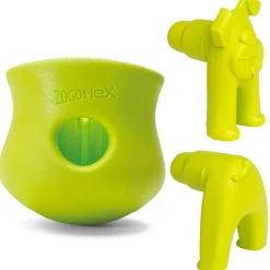Outlet West Paw Zogoflex Toppl Stopper Green 2 Pack Supplies Leashes, Collars, Beds, Flea & Tick, Etc. | Toys Interactive, Plush, Etc.