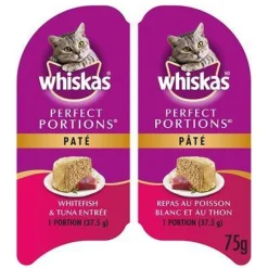 Best Cat Perfect Portions Whitefish & Tuna Pate Wet Food Cans, Pouches, Tetra Paks, Etc.