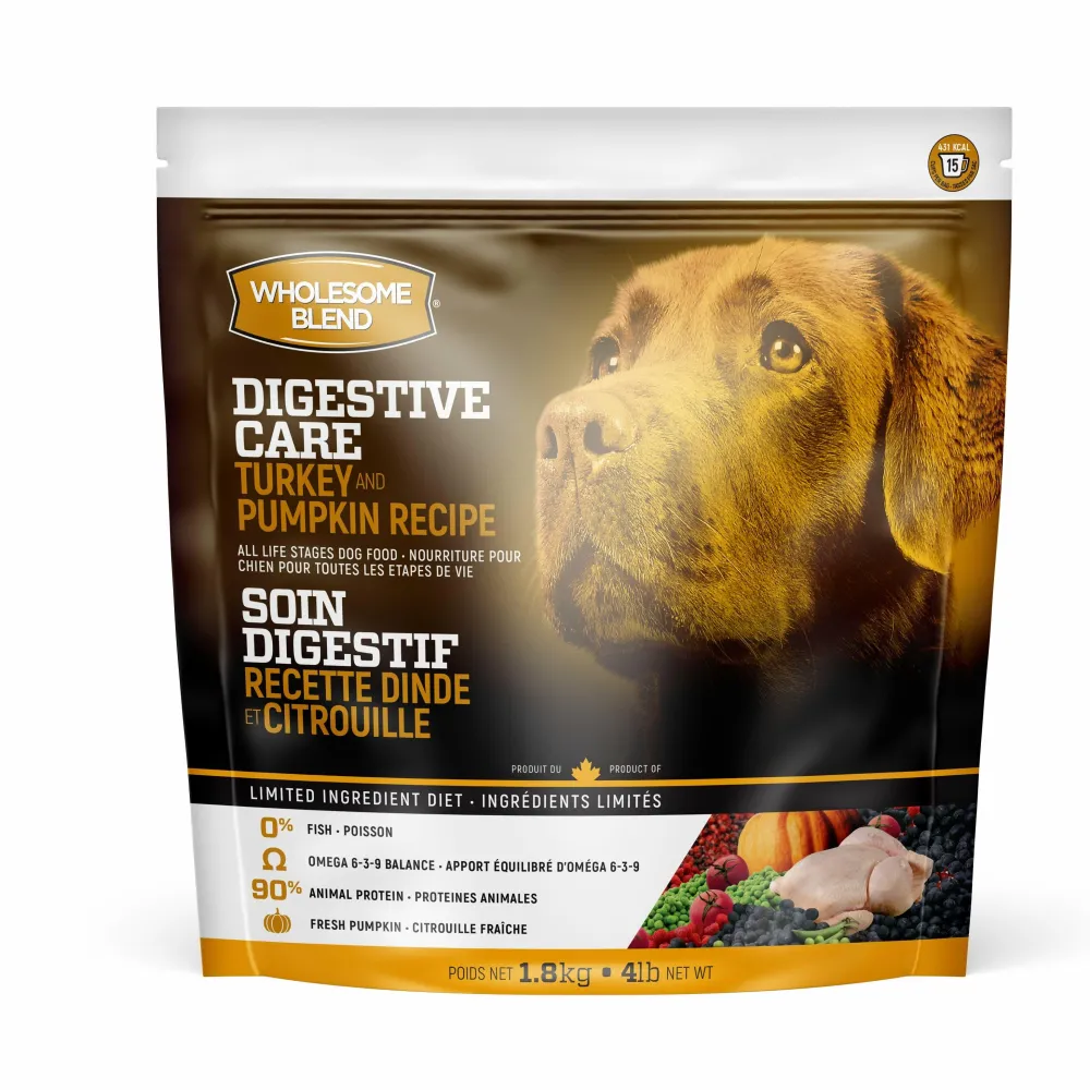 Outlet Dog Food Digestive Care Turkey & Pumpkin Recipe Food Dry, Wet, Freeze Dried, Etc.