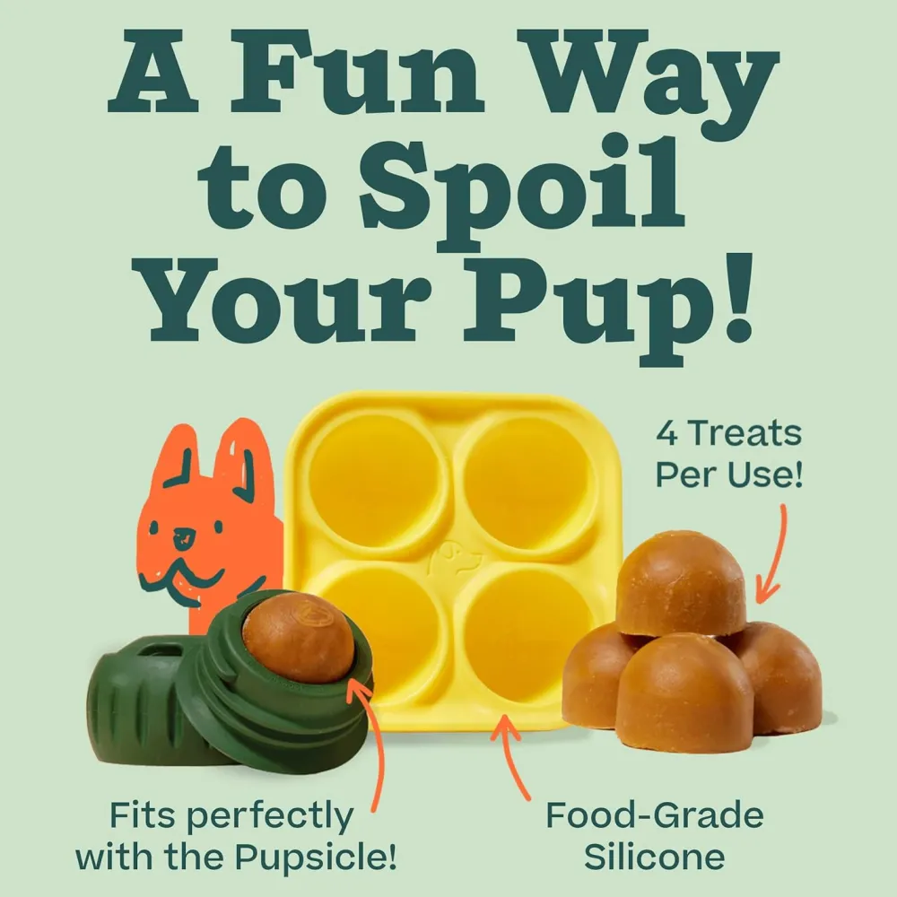 Best Pupsicle Treat Tray Supplies Leashes, Collars, Beds, Flea & Tick, Etc. | Toys Interactive, Plush, Etc.