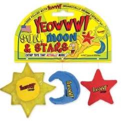 Online Yeowww Sun, Moon & Stars 3 pack Supplies Collars, Scratchers, Toys, Etc.
