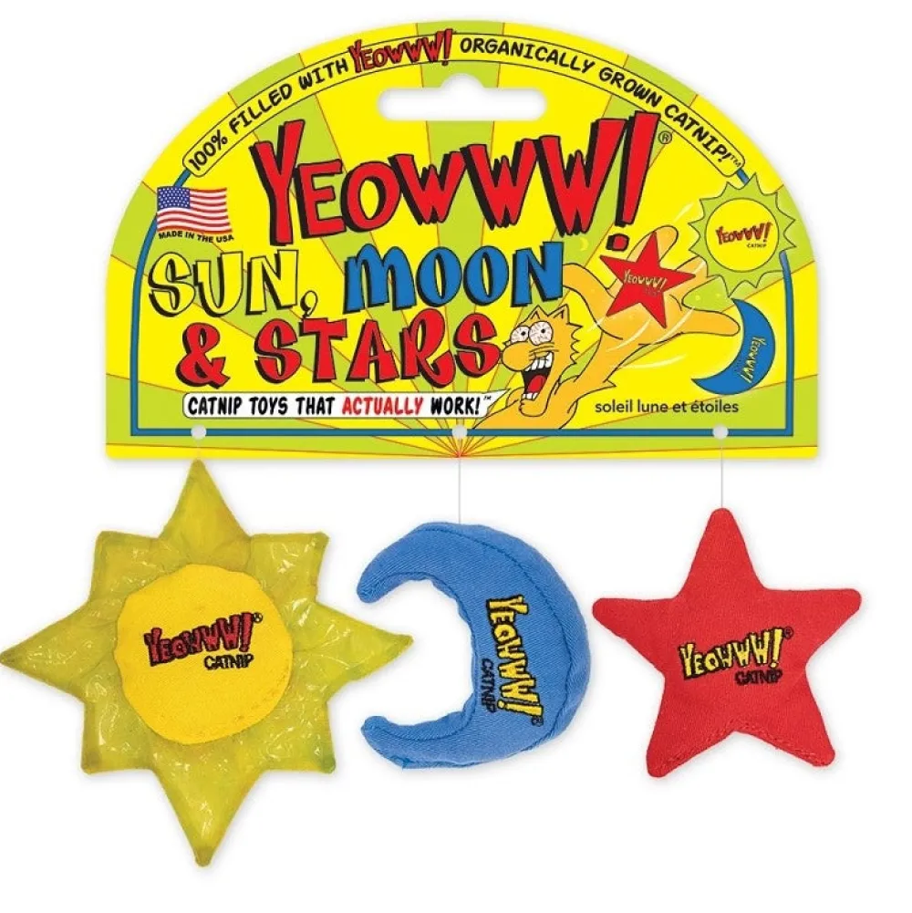 Online Yeowww Sun, Moon & Stars 3 pack Supplies Collars, Scratchers, Toys, Etc.