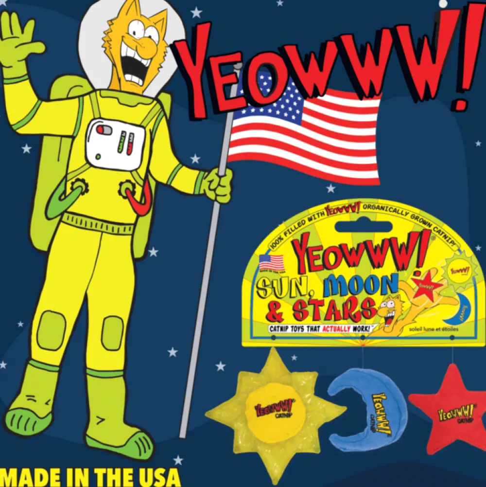 Online Yeowww Sun, Moon & Stars 3 pack Supplies Collars, Scratchers, Toys, Etc.