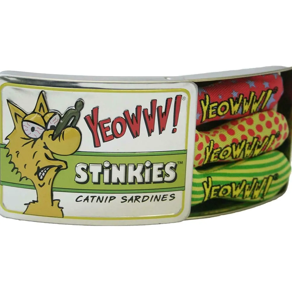 Best Yeowww Tin Of Stinkees Supplies Collars, Scratchers, Toys, Etc.