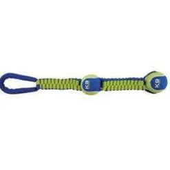 Best K9 Fitness Tennis Ball Ballistic Twist Double Tug Supplies Leashes, Collars, Beds, Flea & Tick, Etc. | Toys Interactive, Plush, Etc.