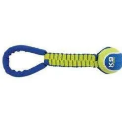 Hot K9 Fitness Tennis Ball Ballistic Twist Tug Supplies Leashes, Collars, Beds, Flea & Tick, Etc. | Toys Interactive, Plush, Etc.