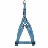Best Nylon Dog Harness Denim Blue Supplies Leashes, Collars, Beds, Flea & Tick, Etc.